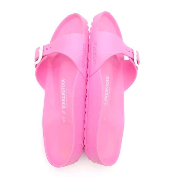 Birkenstock (Womens US 6 EU 37) Madrid‎ Eva Pink Slip On Slides Sandals Strap - Picture 8 of 9